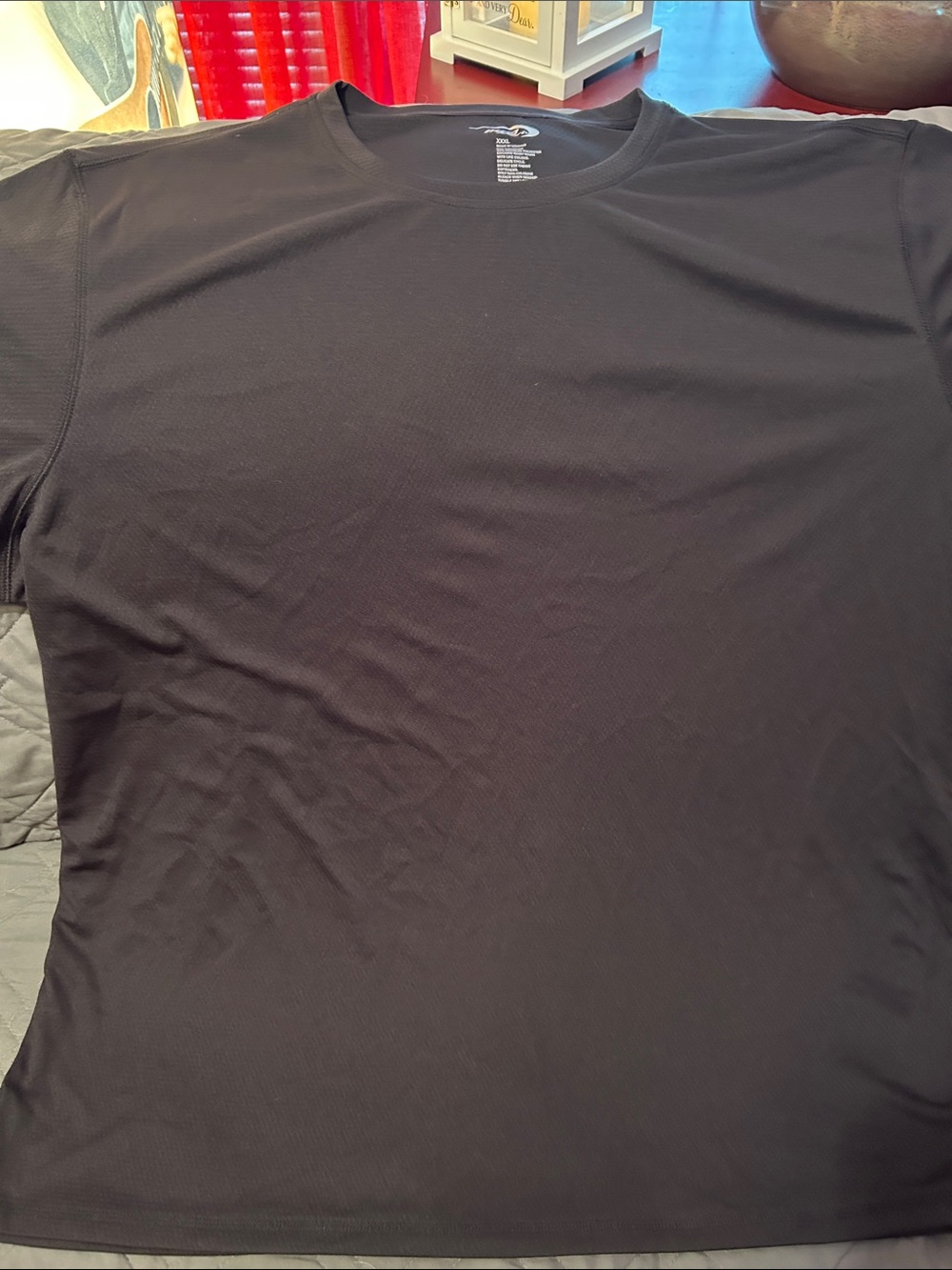 MTA Sport Black Short Sleeve Crew Neck Tee